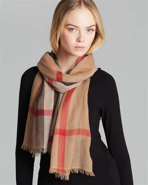 burberry scarf mu sheer camel|burberry cashmere check scarf.